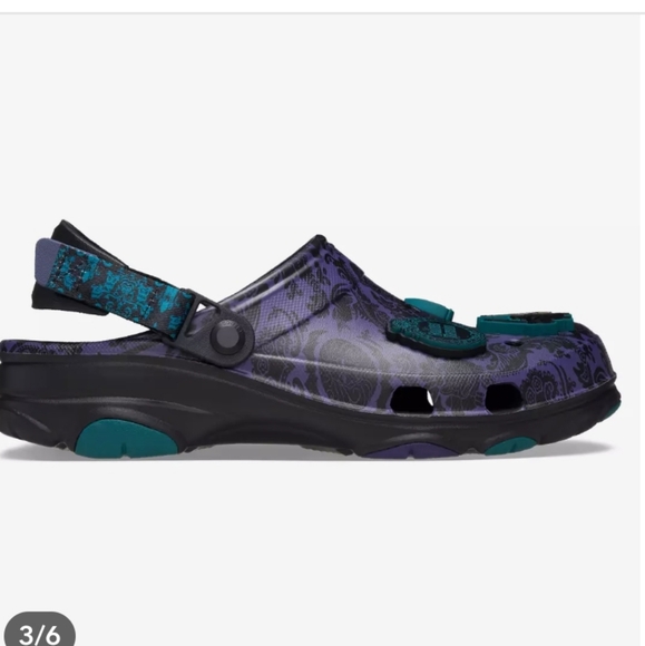 2024 Disney Parks The Haunted Mansion Crocs Wallpaper clogs multiple sizes - Picture 3 of 7